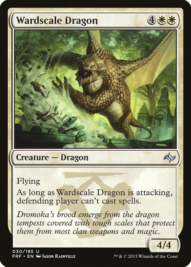 Wardscale Dragon [Fate Reforged] | Golgari Games