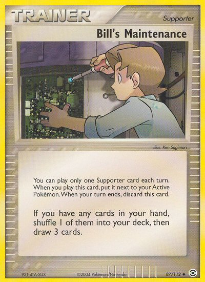 Bill's Maintenance (87/112) [EX: FireRed & LeafGreen] | Golgari Games