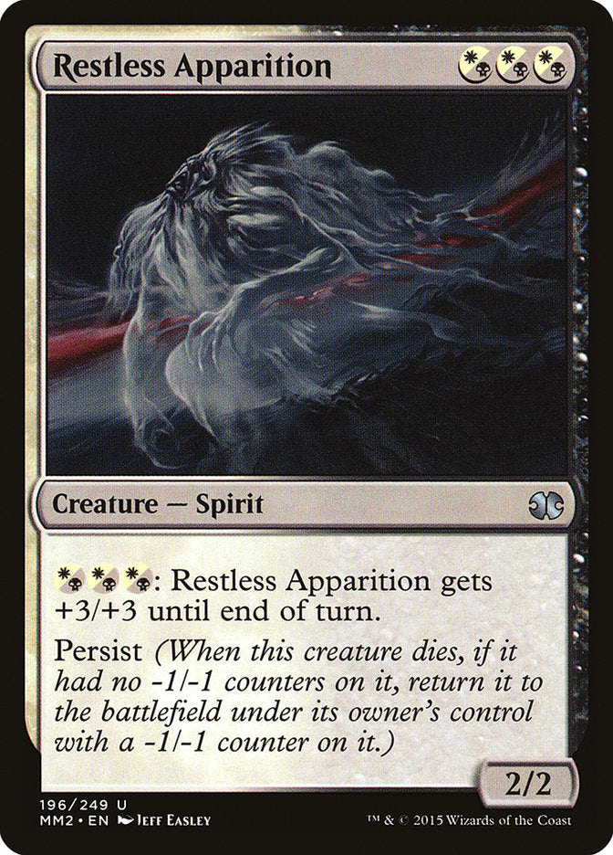 Restless Apparition [Modern Masters 2015] | Golgari Games