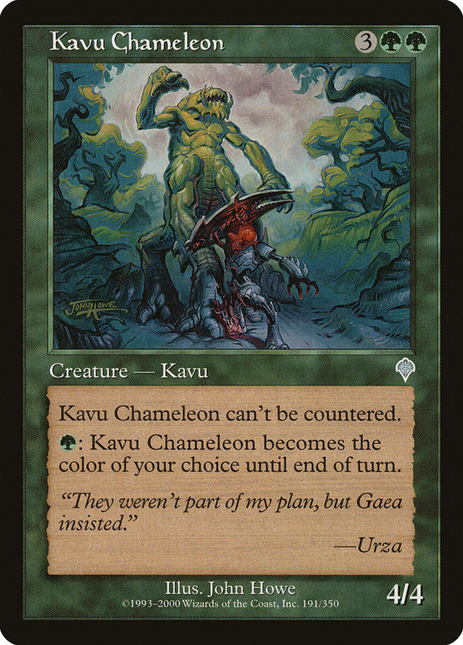 Kavu Chameleon [Invasion] | Golgari Games