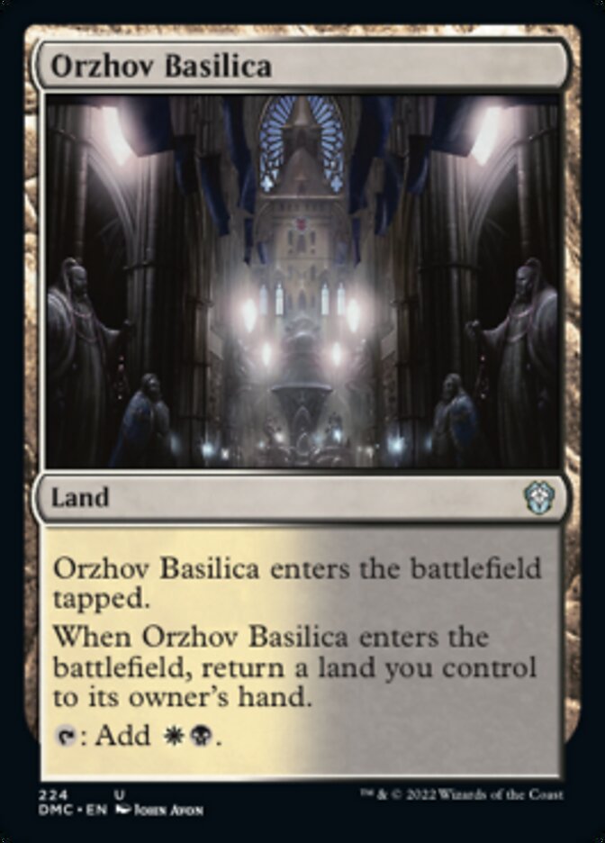 Orzhov Basilica [Dominaria United Commander] | Golgari Games