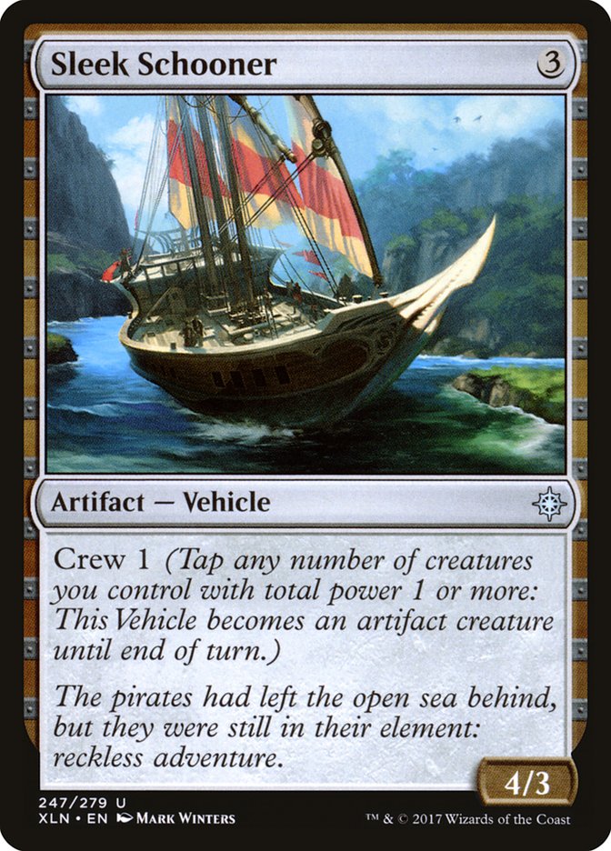 Sleek Schooner [Ixalan] | Golgari Games