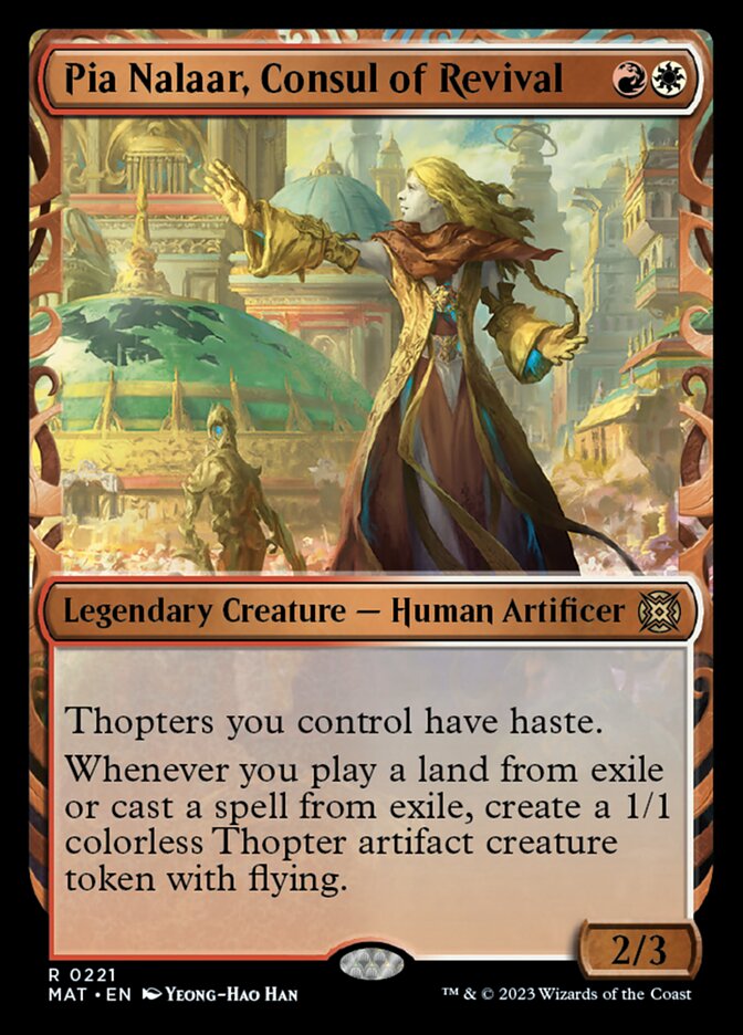 Pia Nalaar, Consul of Revival (Showcase Halo Foil) [March of the Machine: The Aftermath] | Golgari Games