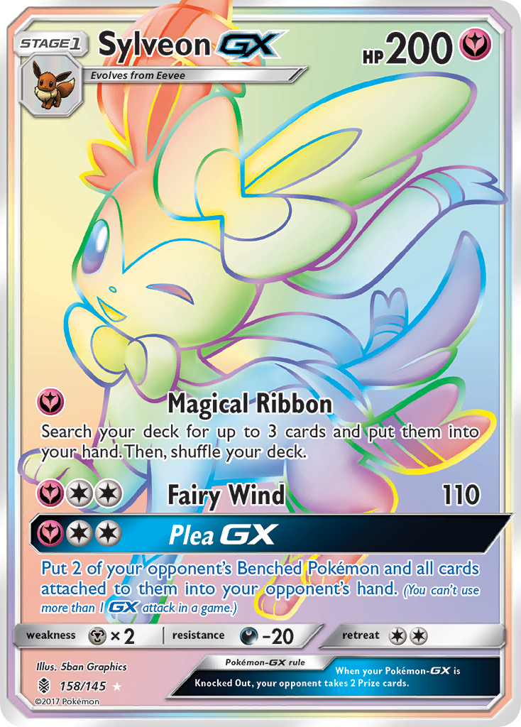 Sylveon GX (158/145) [Sun & Moon: Guardians Rising] | Golgari Games