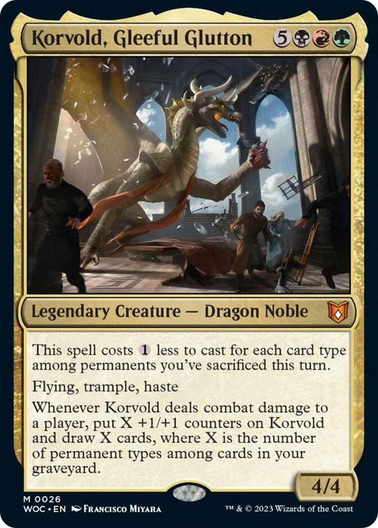 Korvold, Gleeful Glutton [Wilds of Eldraine Commander] | Golgari Games