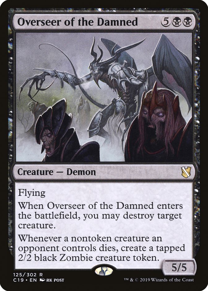 Overseer of the Damned [Commander 2019] | Golgari Games