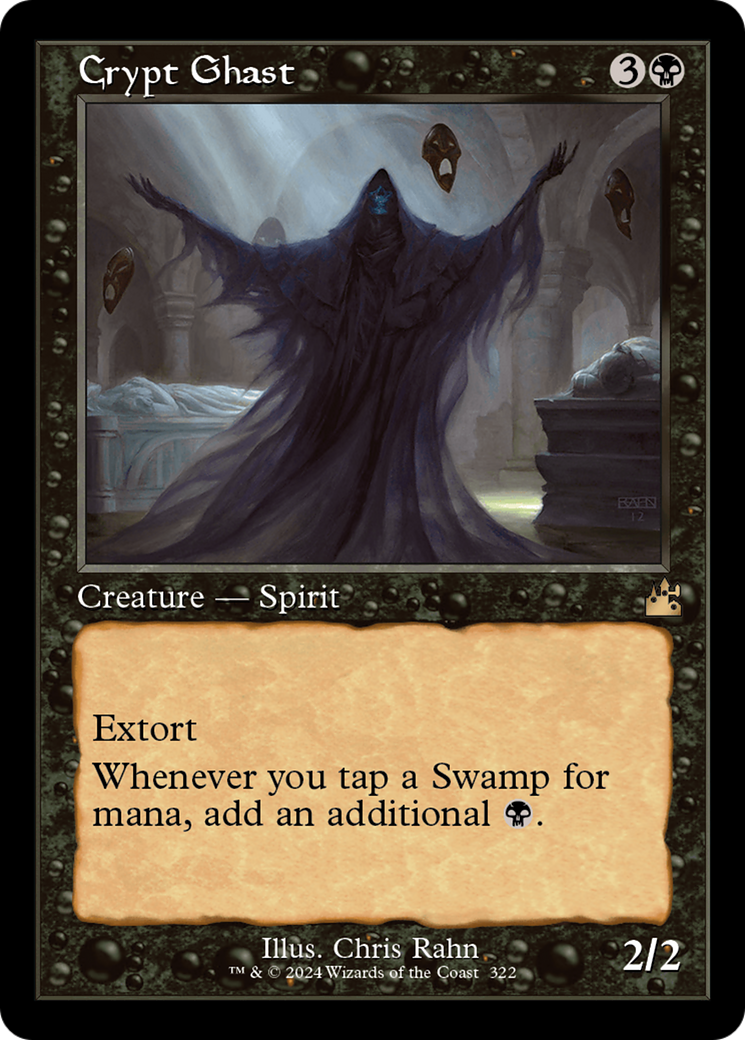 Crypt Ghast (Retro Frame) [Ravnica Remastered] | Golgari Games