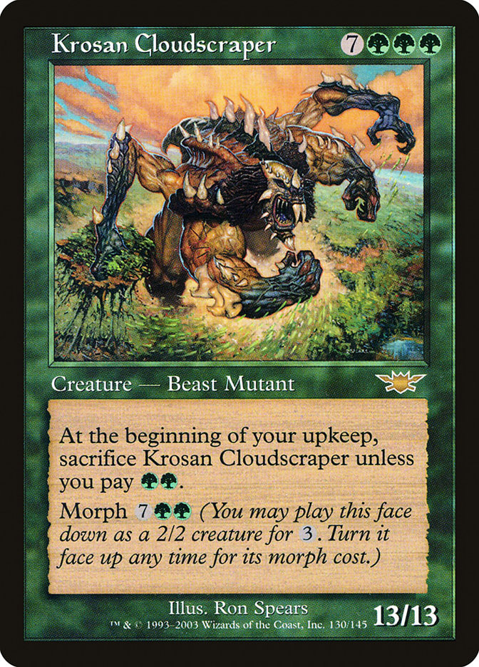 Krosan Cloudscraper [Legions] | Golgari Games