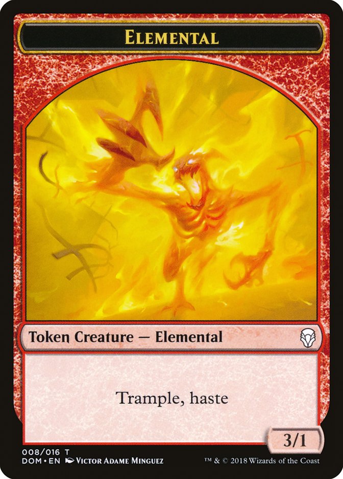 Elemental Token [Dominaria Tokens] | Golgari Games