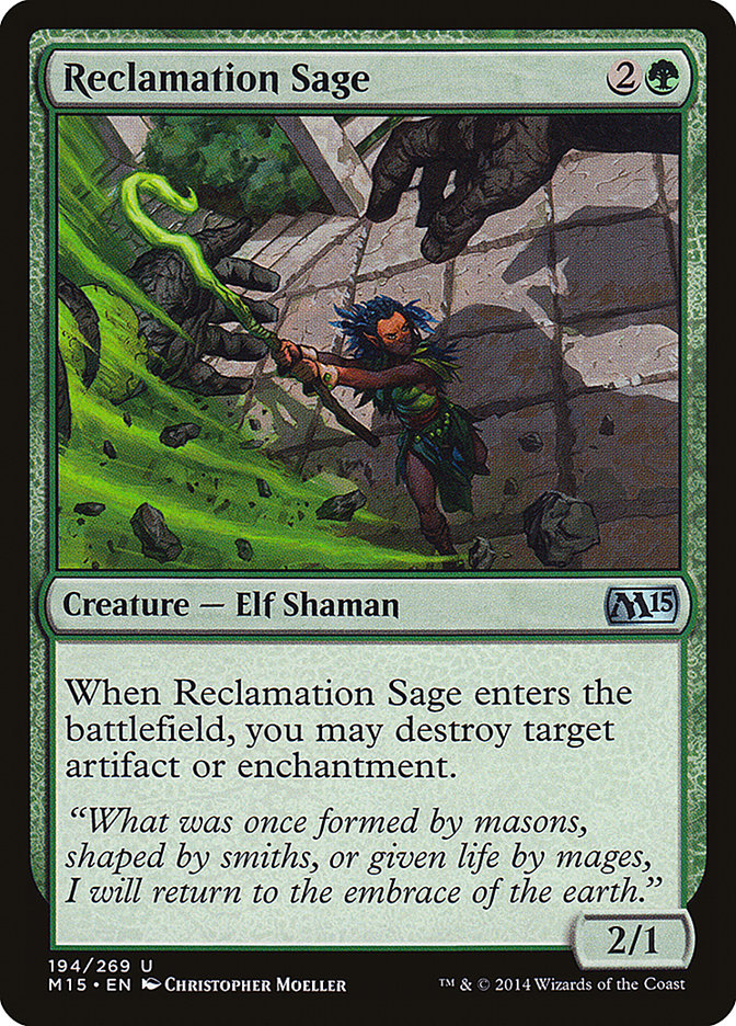 Reclamation Sage [Magic 2015] | Golgari Games