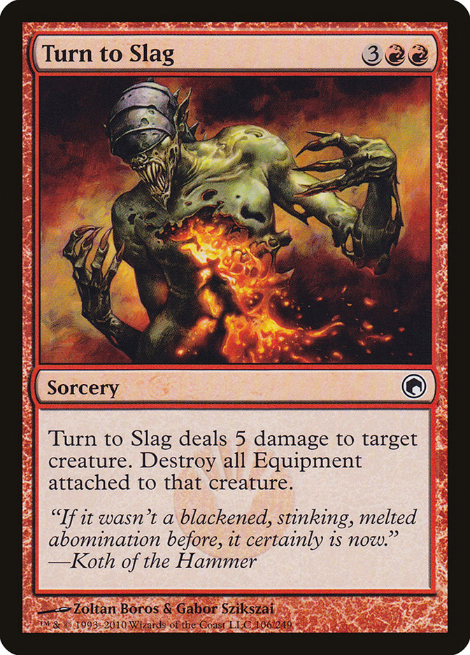 Turn to Slag [Scars of Mirrodin] | Golgari Games