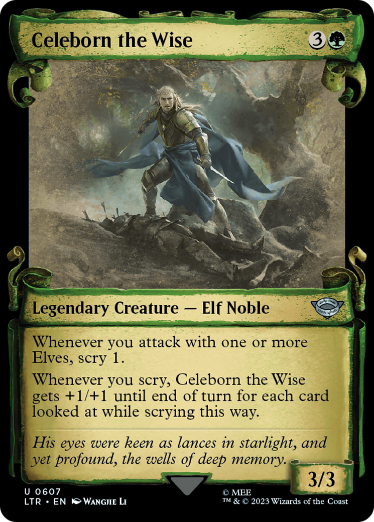 Celeborn the Wise [The Lord of the Rings: Tales of Middle-Earth Showcase Scrolls] | Golgari Games