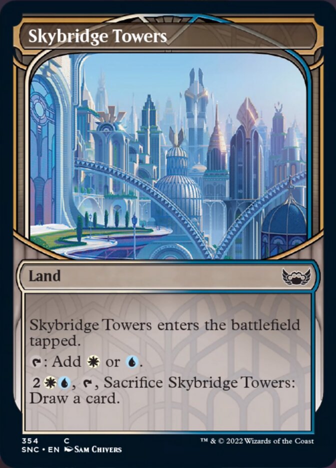 Skybridge Towers (Showcase Skyscraper) [Streets of New Capenna] | Golgari Games