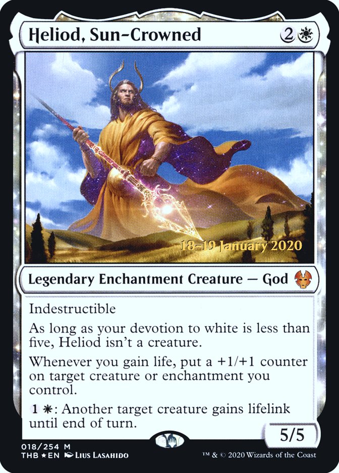 Heliod, Sun-Crowned [Theros Beyond Death Prerelease Promos] | Local Legends