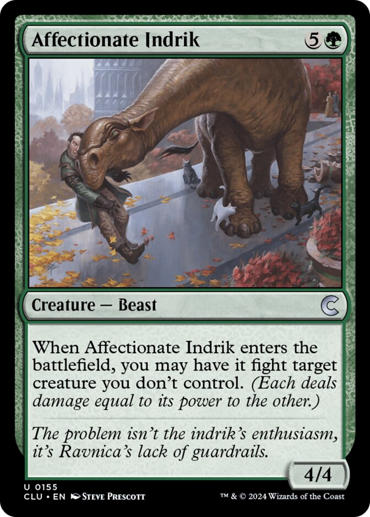 Affectionate Indrik [Ravnica: Clue Edition] | Golgari Games