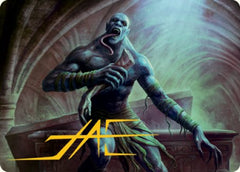 Ghoul Art Card (Gold-Stamped Signature) [Dungeons & Dragons: Adventures in the Forgotten Realms Art Series] | Local Legends