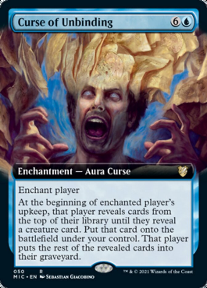 Curse of Unbinding (Extended Art) [Innistrad: Midnight Hunt Commander] | Golgari Games