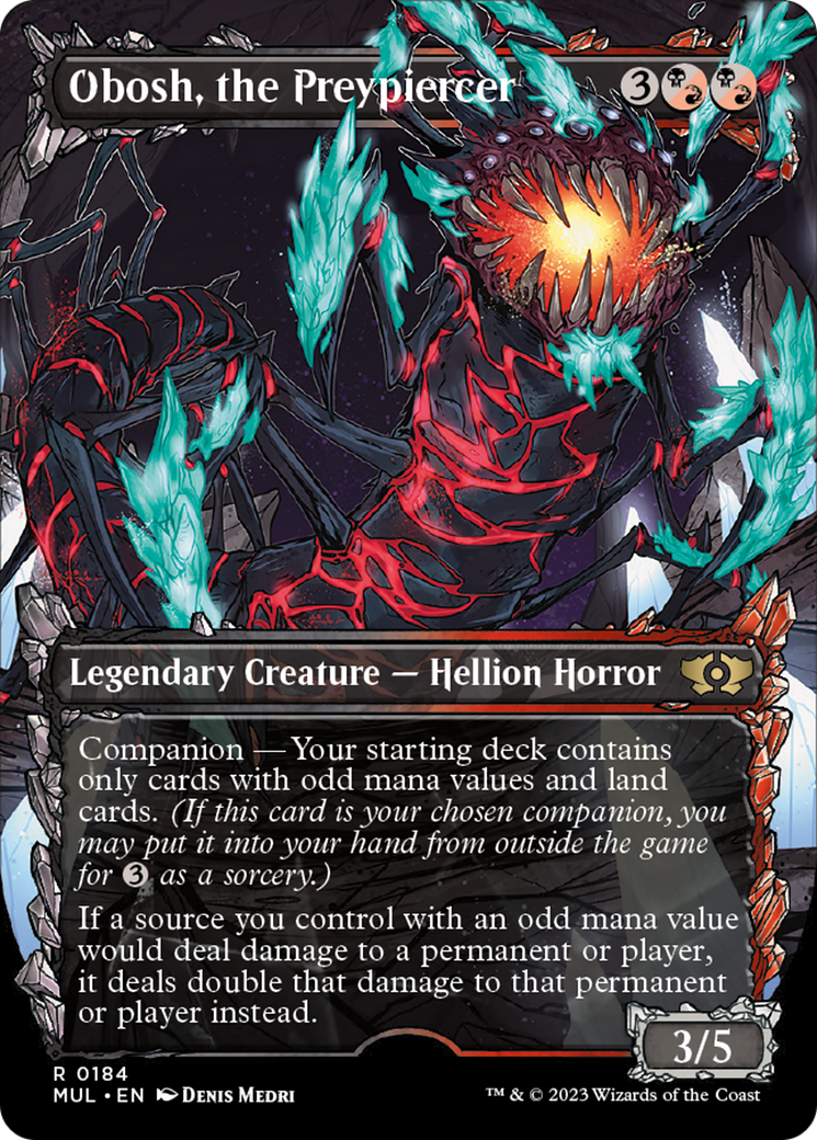 Obosh, the Preypiercer (Halo Foil) [Multiverse Legends] | Local Legends
