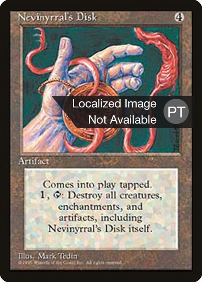 Nevinyrral's Disk [Fourth Edition (Foreign Black Border)] | Local Legends