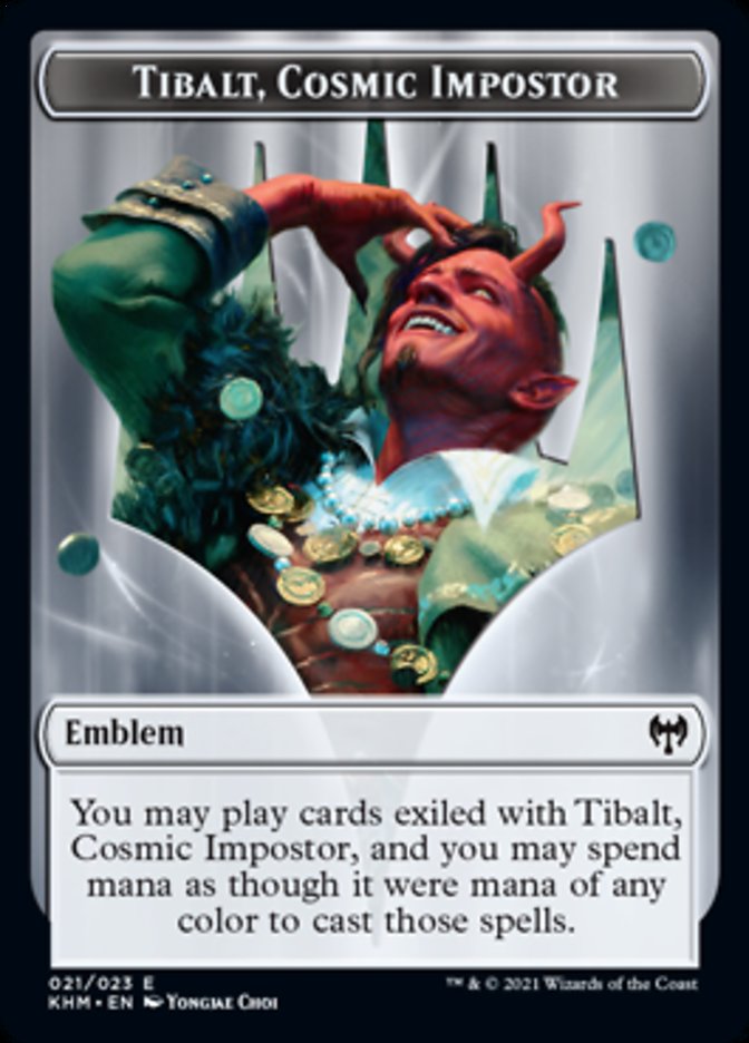 Tibalt, Cosmic Impostor Emblem [Kaldheim Tokens] | Local Legends