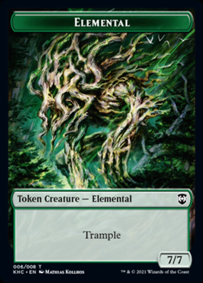 Elemental Token [Kaldheim Commander Tokens] | Local Legends