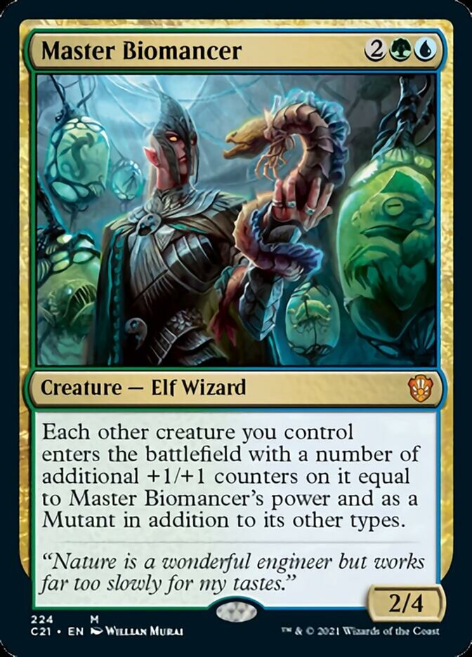 Master Biomancer [Commander 2021] | Golgari Games