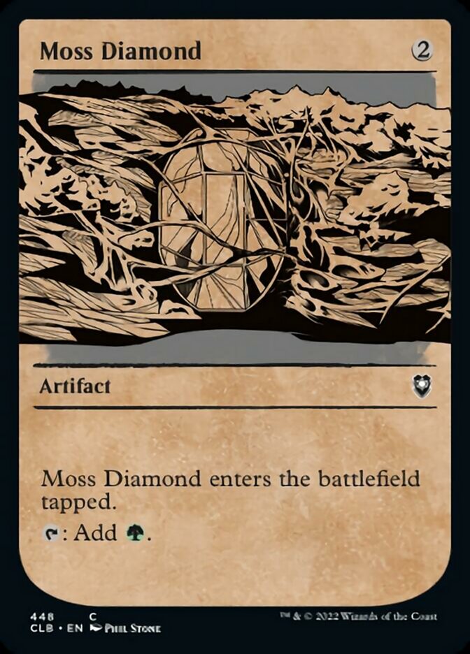 Moss Diamond (Showcase) [Commander Legends: Battle for Baldur's Gate] | Local Legends