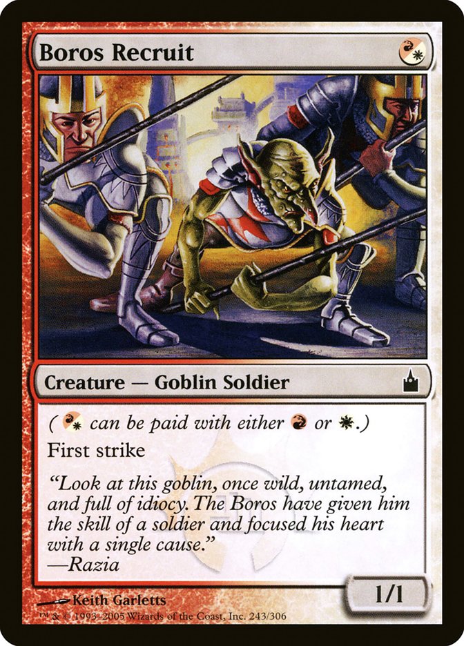 Boros Recruit [Ravnica: City of Guilds] | Local Legends
