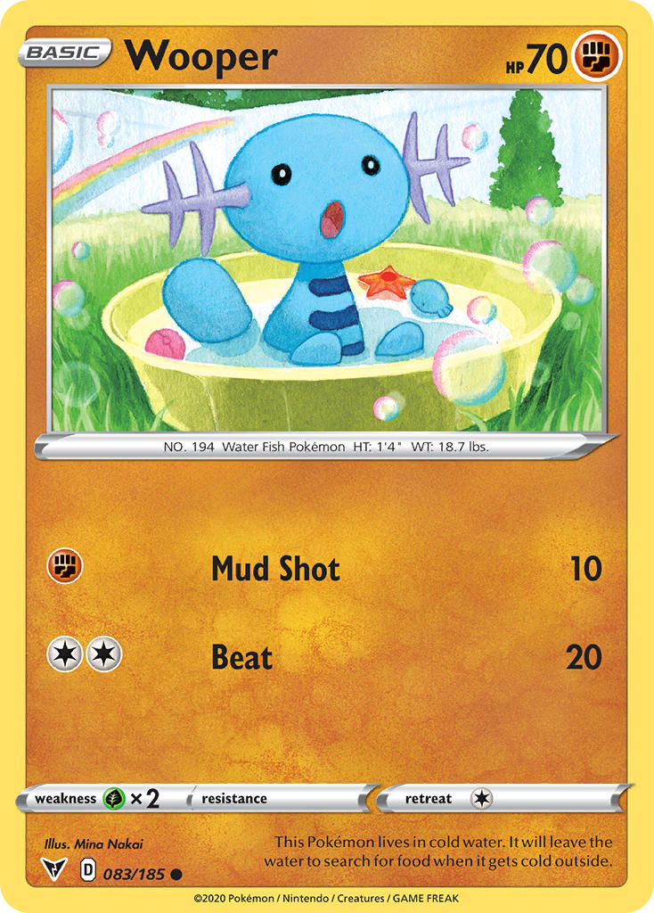 Wooper (083/185) [Sword & Shield: Vivid Voltage] | Golgari Games