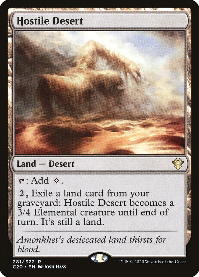 Hostile Desert [Commander 2020] | Local Legends