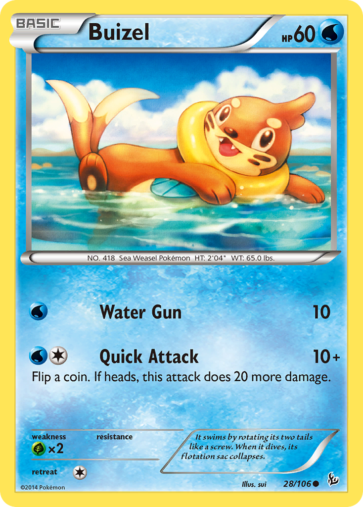 Buizel (28/106) [XY: Flashfire] | Golgari Games