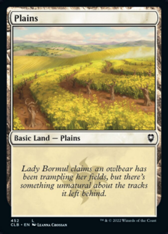 Plains (452) [Commander Legends: Battle for Baldur's Gate] | Golgari Games