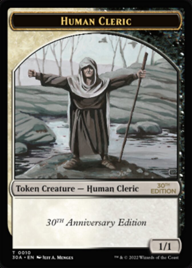 Human Cleric Token [30th Anniversary Tokens] | Local Legends