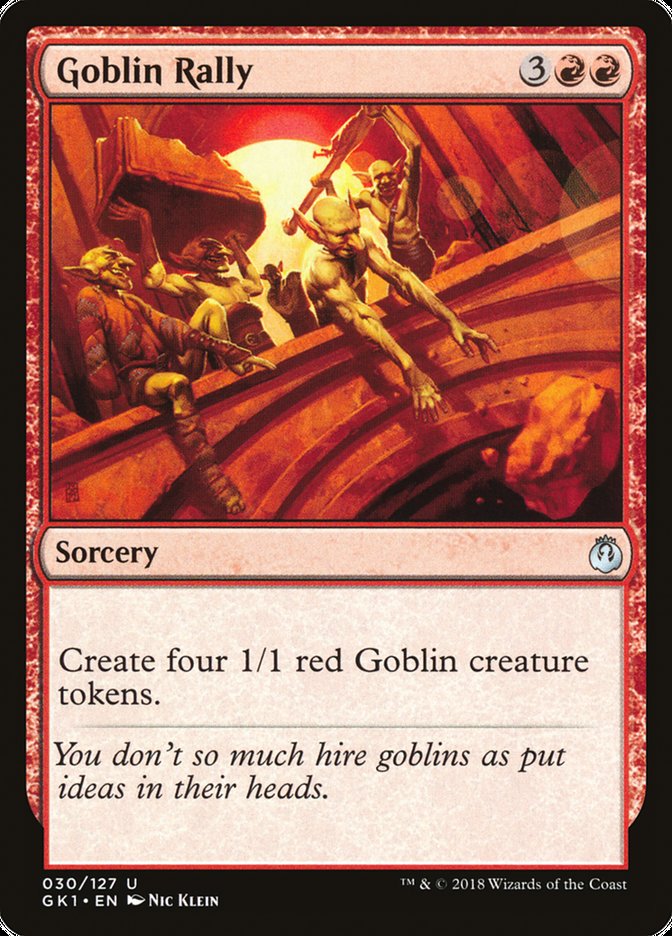 Goblin Rally [Guilds of Ravnica Guild Kit] | Golgari Games