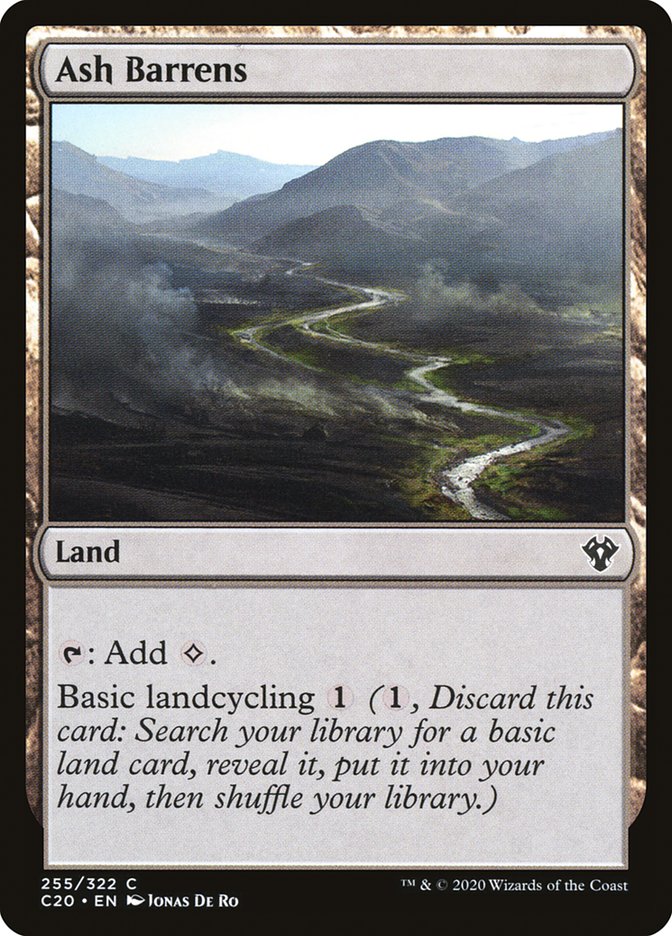 Ash Barrens [Commander 2020] | Golgari Games