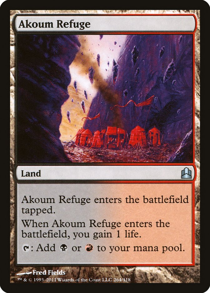 Akoum Refuge [Commander 2011] | Golgari Games