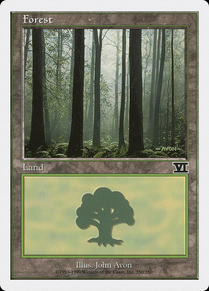 Forest (350) [Classic Sixth Edition] | Golgari Games