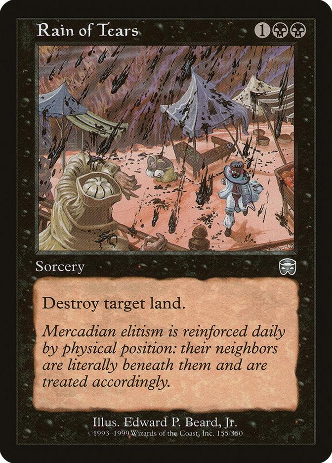 Rain of Tears [Mercadian Masques] | Local Legends