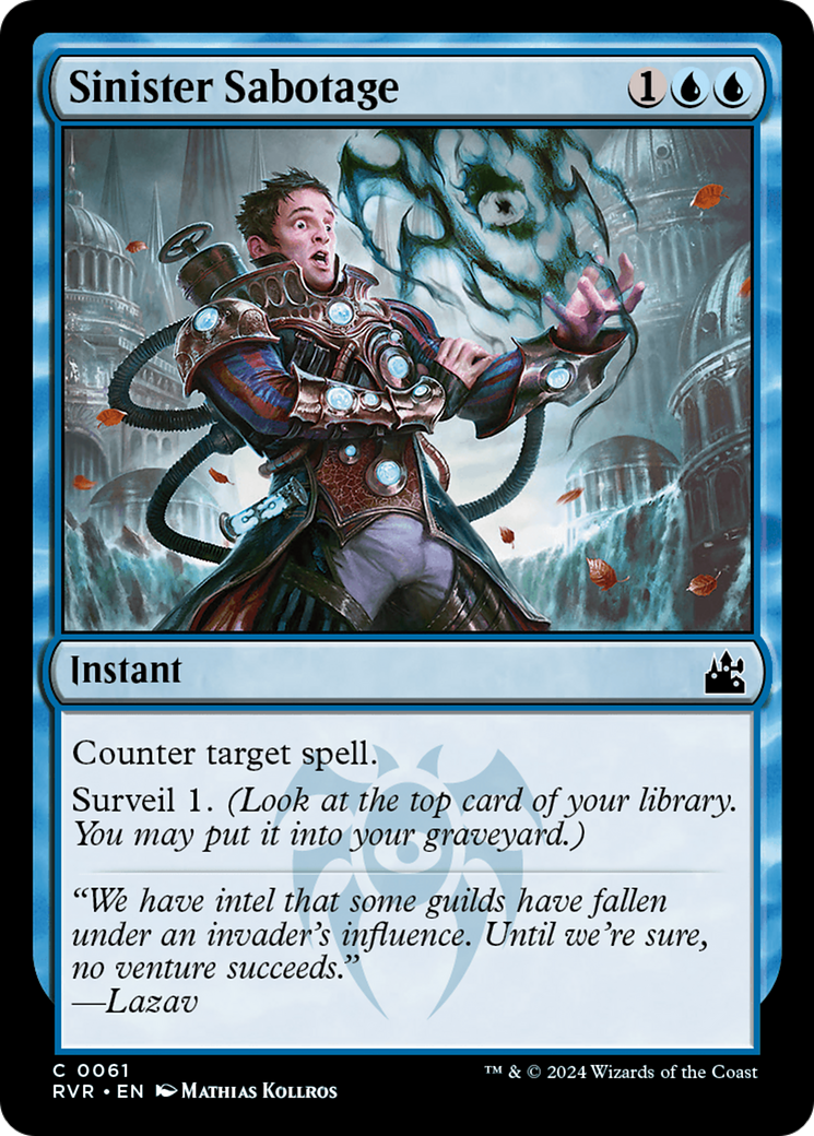 Sinister Sabotage [Ravnica Remastered] | Local Legends