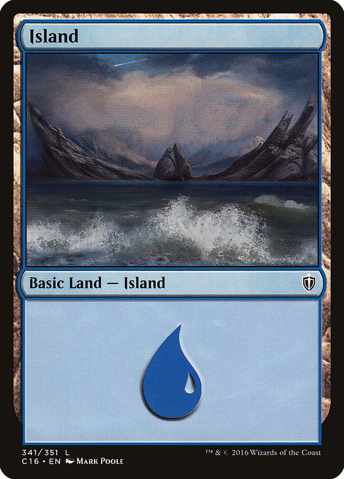 Island (341) [Commander 2016] | Golgari Games