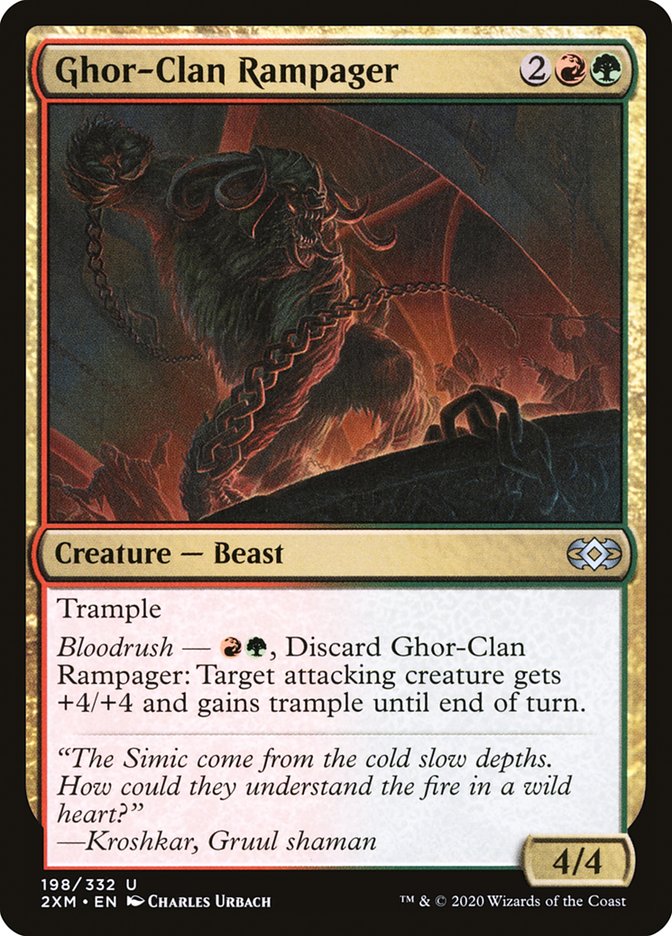 Ghor-Clan Rampager [Double Masters] | Local Legends