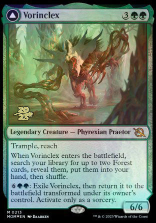 Vorinclex // The Grand Evolution [March of the Machine Prerelease Promos] | Golgari Games