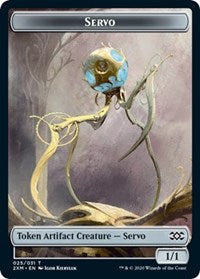 Servo // Soldier Double-sided Token [Double Masters Tokens] | Golgari Games