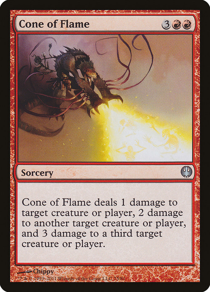 Cone of Flame [Duel Decks: Knights vs. Dragons] | Local Legends