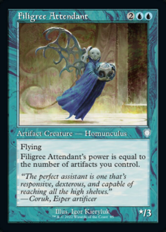 Filigree Attendant (Retro) [The Brothers' War Commander] | Local Legends