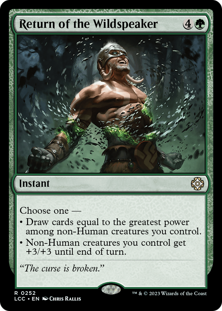 Return of the Wildspeaker [The Lost Caverns of Ixalan Commander] | Local Legends