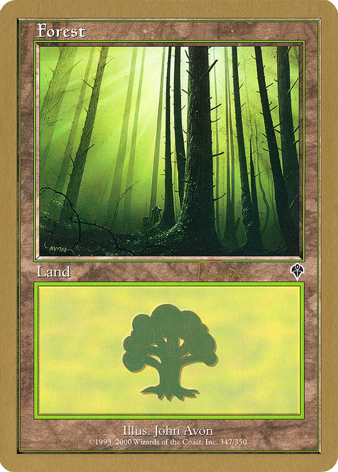 Forest (jt347) (Jan Tomcani) [World Championship Decks 2001] | Golgari Games