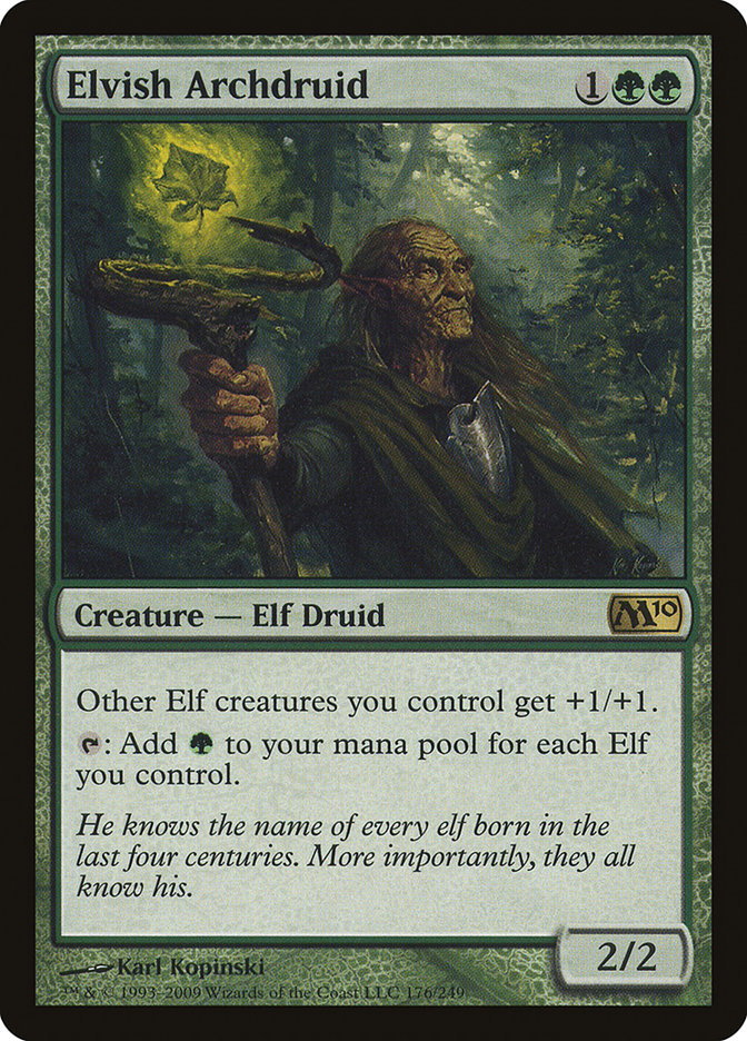 Elvish Archdruid [Magic 2010] | Golgari Games