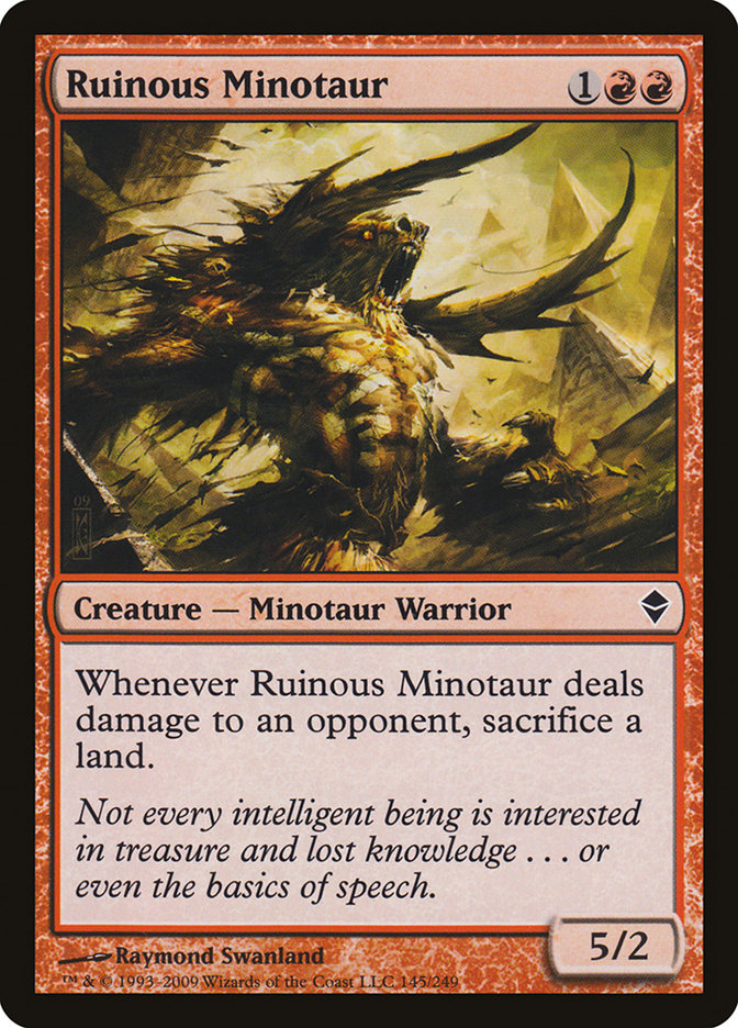 Ruinous Minotaur [Zendikar] | Local Legends
