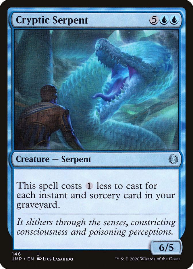 Cryptic Serpent [Jumpstart] | Golgari Games